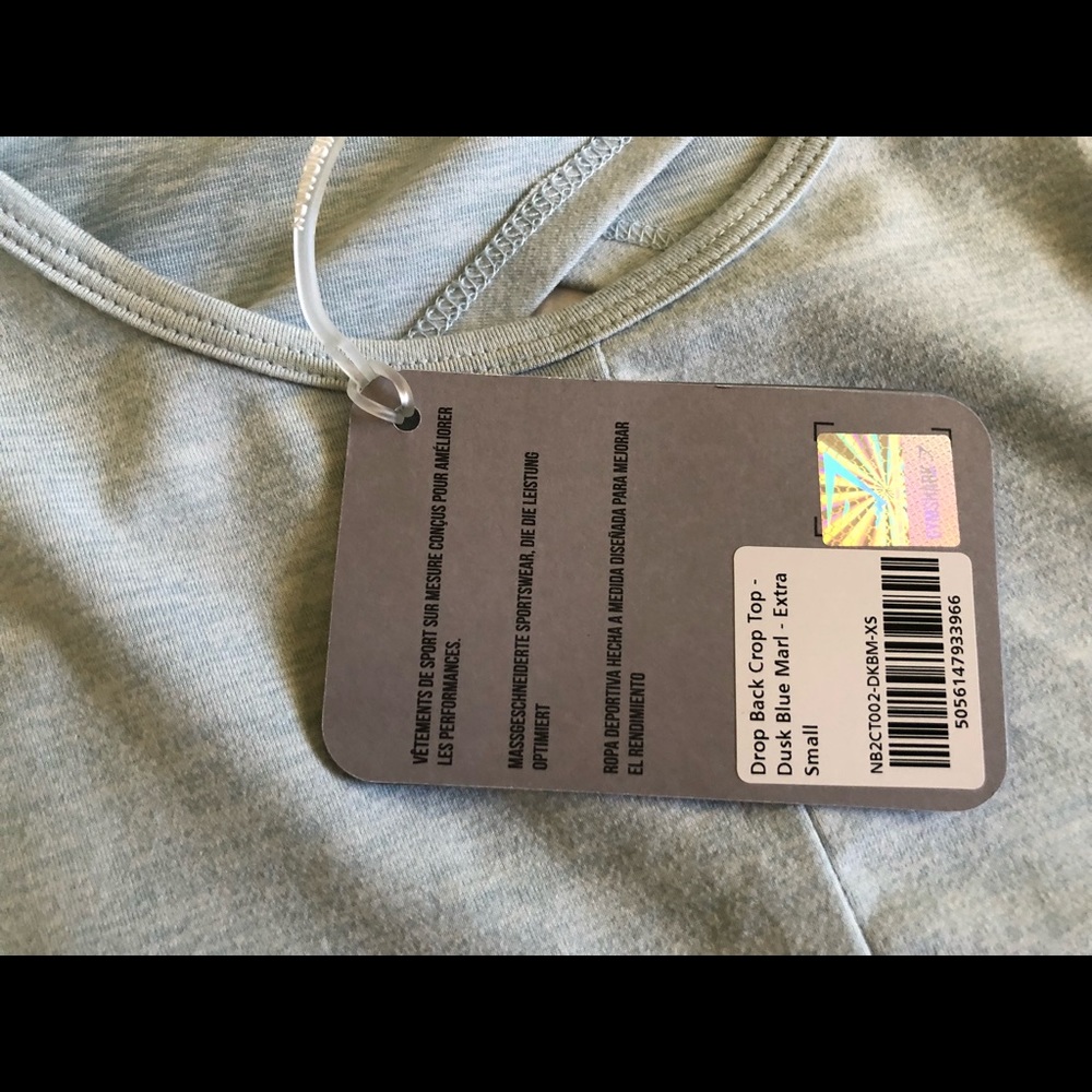 Drop back crop top, NIKKI B LIMITED EDITION